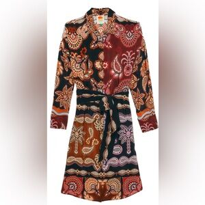 FARM RIO SWEET MERMAIDS  SHIRT DRESS, Size Medium